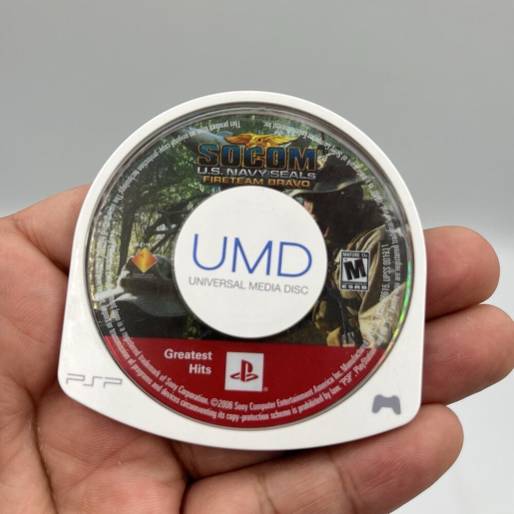 SOCOM US Navy Seals Fireteam Bravo - Sony Playstation Portable PSP Authentic